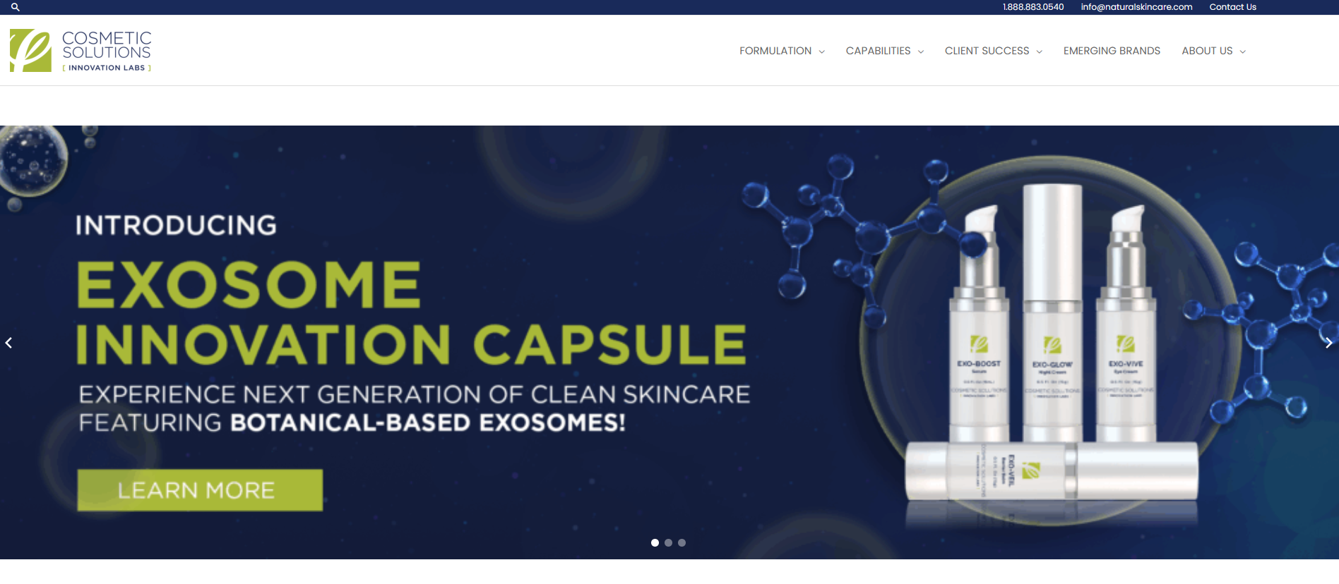 Cosmetic Solution Innovation Labs Official Website