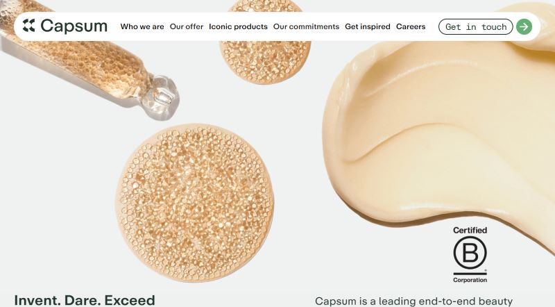 CAPSUM Official Website